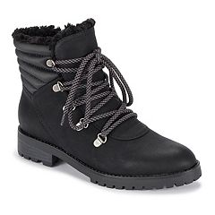 Kohls womens 2024 lace up boots