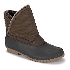 kohls womens duck boots