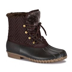 Kohls womens duck outlet boots