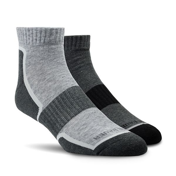 Men's Eddie Bauer 2pack Outdoor Performance Quarter Socks