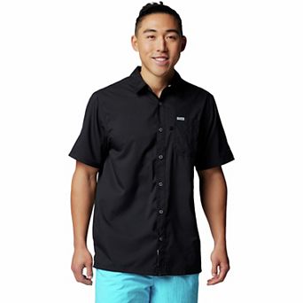 Men's Columbia PFG UPF 50 Slack Tide Omni-Wick Button-Down Camp Shirt