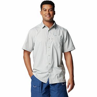 Men's Columbia PFG UPF 50 Slack Tide Omni-Wick Button-Down Camp Shirt