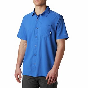 Men's Columbia PFG UPF 50 Slack Tide Omni-Wick Button-Down Camp Shirt