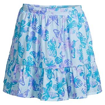Girls 10-16 Lands' End Tiered Skort in Plus Sizes