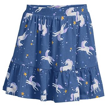 Girls 10-16 Lands' End Tiered Skort in Plus Sizes