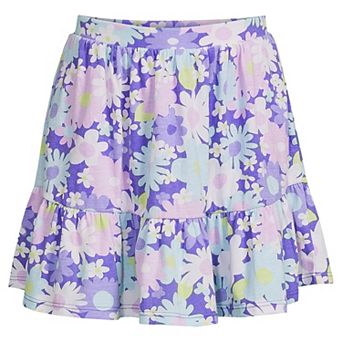 Girls 10-16 Lands' End Tiered Skort in Plus Sizes