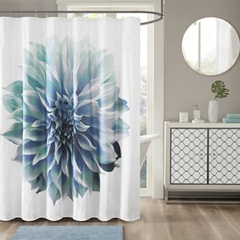 Madison Park Quinn Percale Shower Curtain