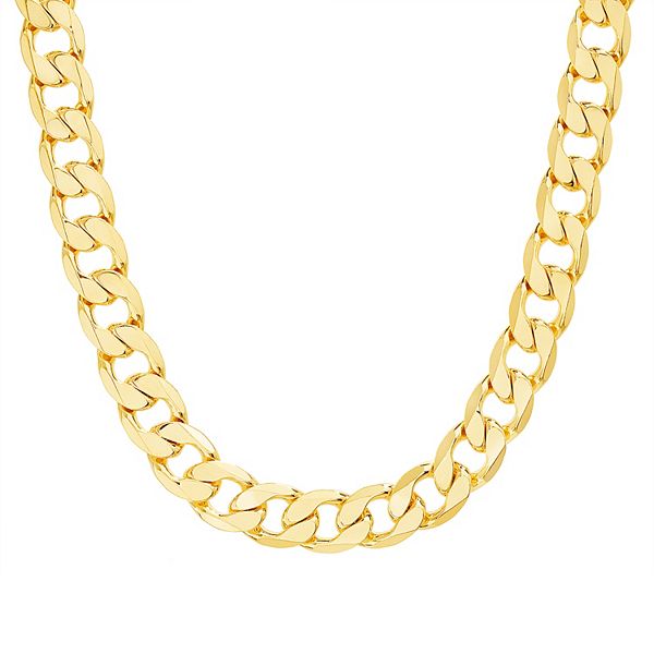 Paige Harper 14k Gold Plated Curb Chain Necklace - 16 in.