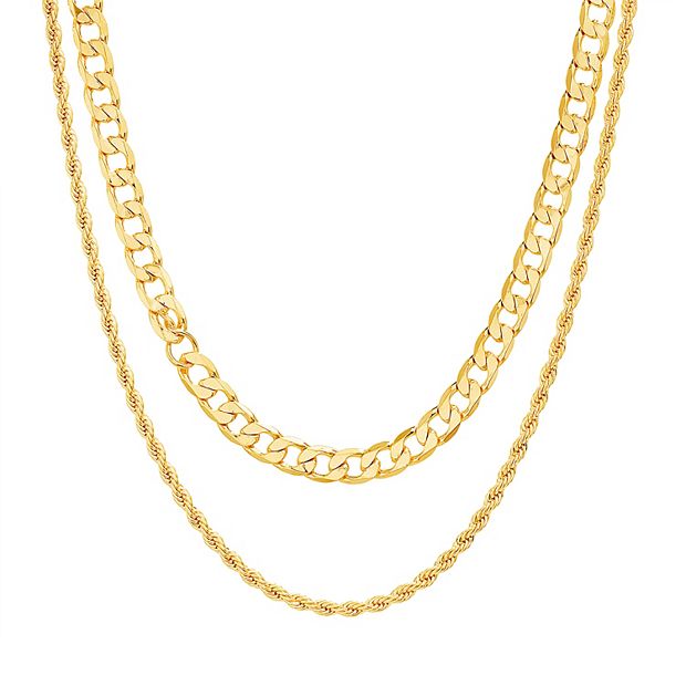 Kohls gold deals plated chain