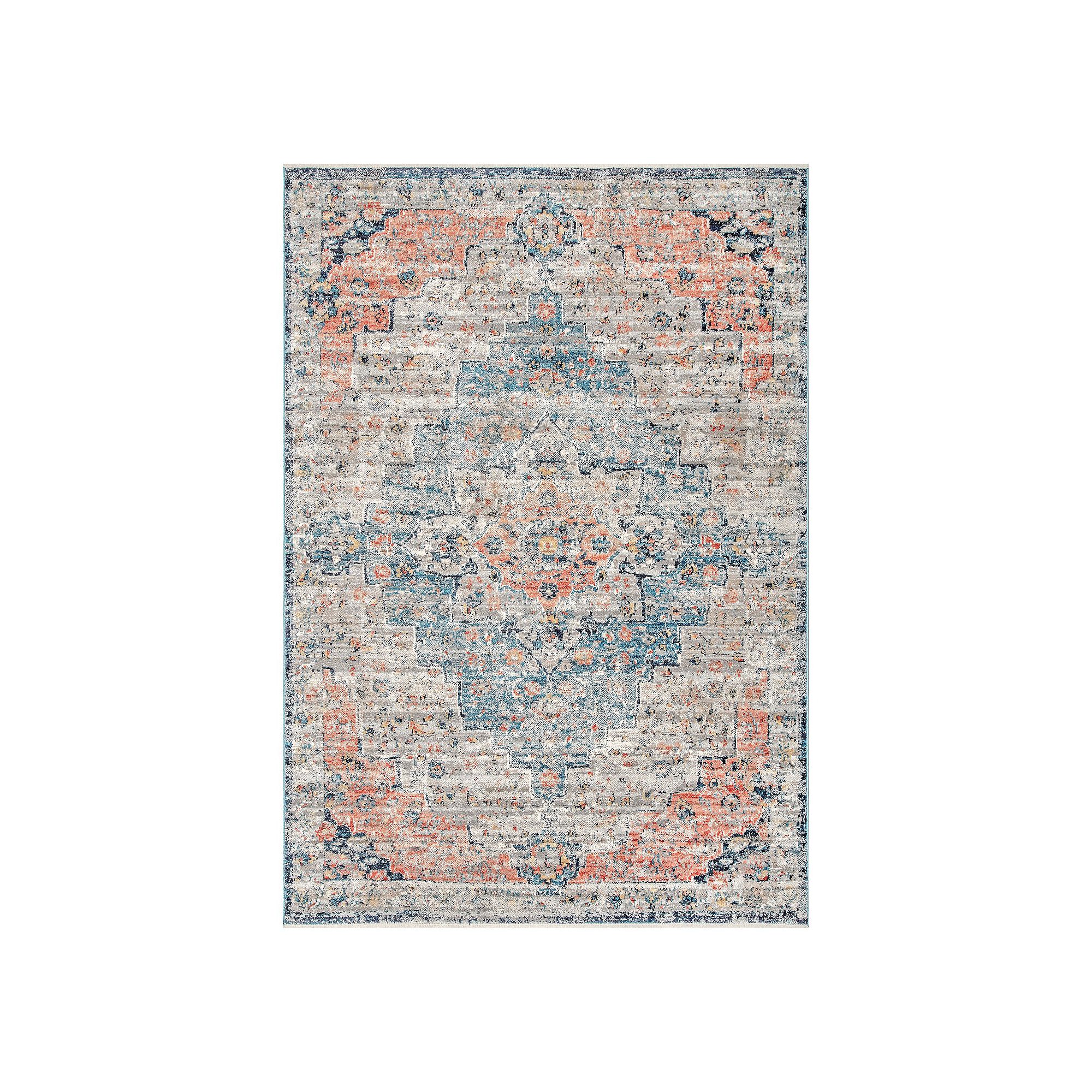 nuLOOM Sawyer Flourishing Medallion Area Rug, Multi