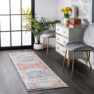 nuLOOM Sawyer Flourishing Medallion Area Rug