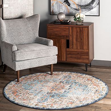 nuLOOM Sawyer Flourishing Medallion Area Rug