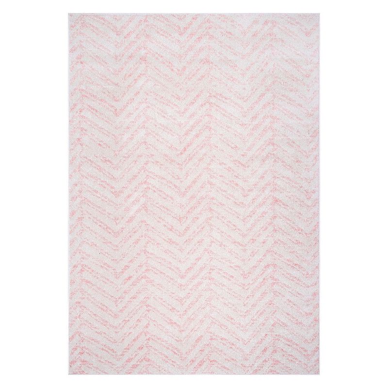 nuLOOM Geometric Rosanne Area Rug, Pink, 8X10 Ft