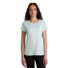 Gaiam Women's Open Back Yoga T-Shirt - Short Sleeve Workout Exercise & Gym  Top, Dubarry Heather Energy, X-Small : : Clothing, Shoes &  Accessories
