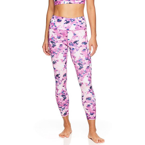 Women's Gaiam Om Juniper Print Side Pocket High-Waisted 7/8 Leggings