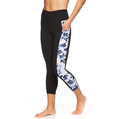 Women's Gaiam Om High-Waisted Pocket Capri Leggings