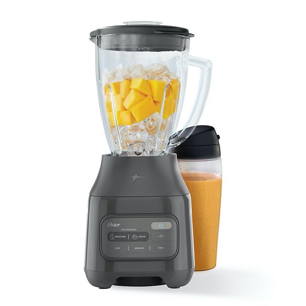 Oster Personal Blender for Shakes, Smoothies, and Single Serve Portable  Cups with 2 20-ounce On-the-Go Spill Proof Cups and Lids, BPA-Free 
