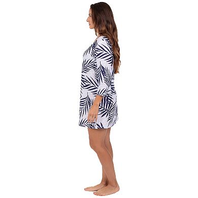 Women's Portocruz Palm-Leaf Swim Tunic Cover-Up