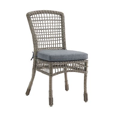 Alaterre Furniture All-Weather Wicker Dining Chair & Table 5-piece Set