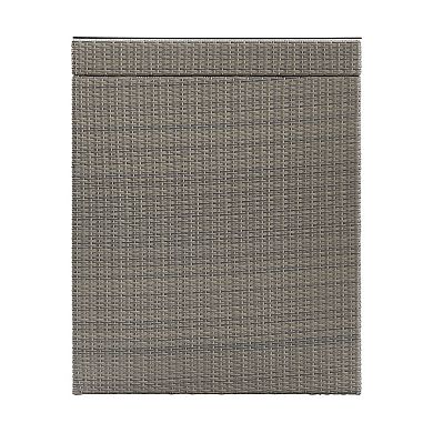 Alaterre Furniture All-Weather Wicker Dining Bar Table 7-piece Set