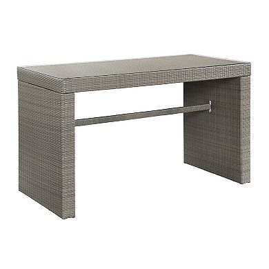 Alaterre Furniture All-Weather Wicker Tall Pub Table