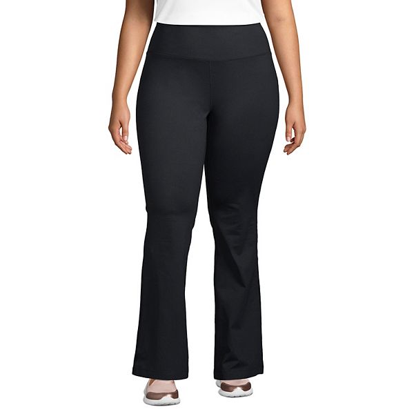 Plus Size Lands' End Active Flare-Leg Yoga Pants