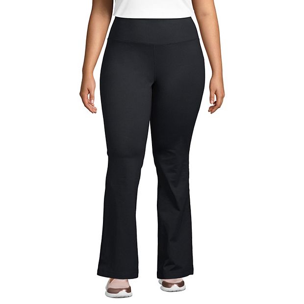 Plus Size Lands End Active Flare Leg Yoga Pants