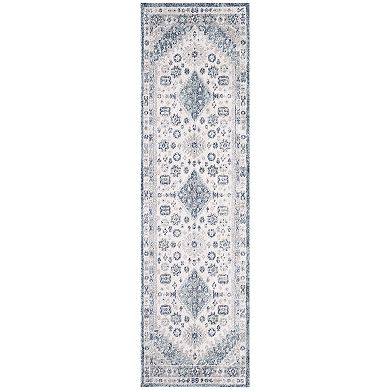 Loomaknoti Fentida Pale Cream and Light Grey Area Rug