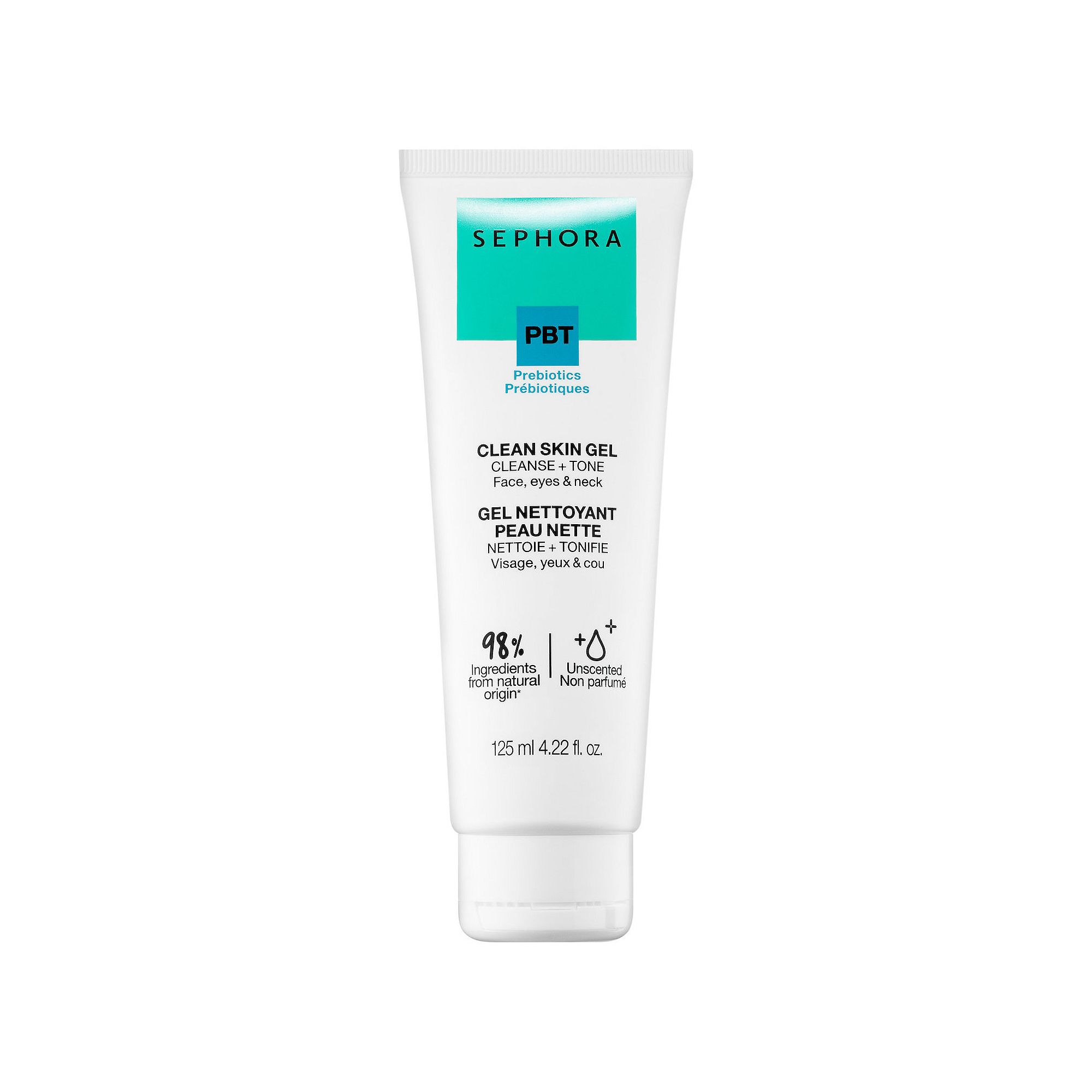SEPHORA COLLECTION Clean Skin Gel Cleanser with Prebiotics, Size: 4.22 FL O
