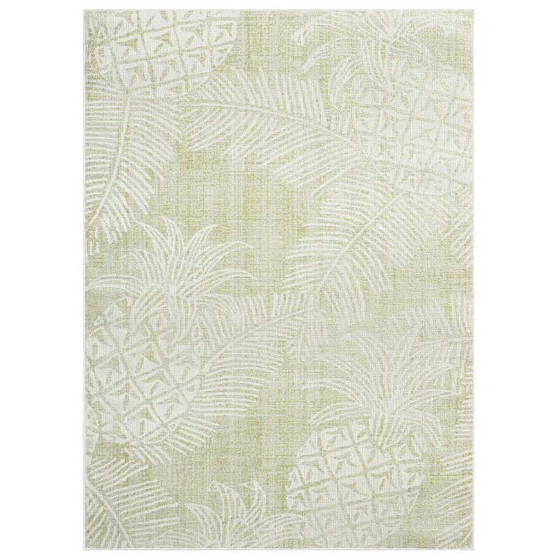 Tommy Bahama Malibu Pineapple Indoor Outdoor Area Rug, Multicolor, 5.5X7.5 Ft