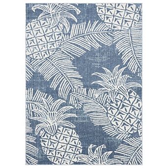 Tommy Bahama Malibu Pineapple Indoor Outdoor Area Rug