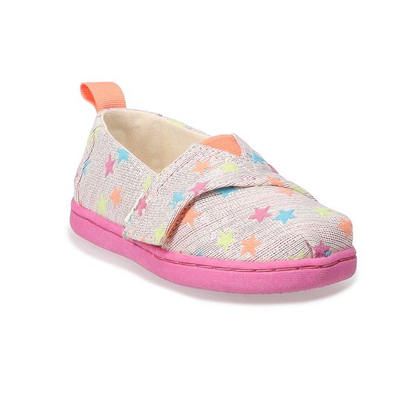 TOMS Glimmer Stars Toddler Girls' Alpargata Shoes