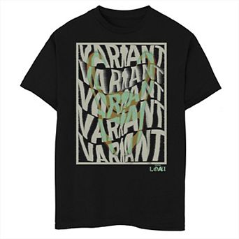 Boys 8-20 Marvel Loki Variant Helmet Text Overlay Tee