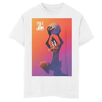 Boys 8-20 Space Jam 2 Daffy Duck Poster Tee