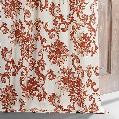 EFF Indonesian Printed Blackout Curtain Panel