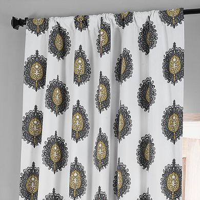 EFF Mayan Printed Blackout Curtain Panel