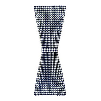 Achim Buffalo Check Door Panel and Tieback