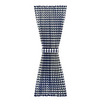 Achim Buffalo Check Door Panel and Tieback