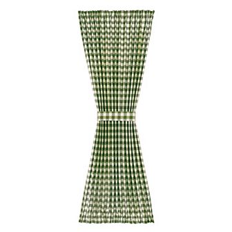 Achim Buffalo Check Door Panel and Tieback