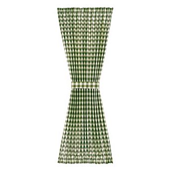 Achim Buffalo Check Door Panel and Tieback