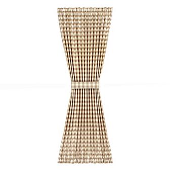 Achim Buffalo Check Door Panel and Tieback
