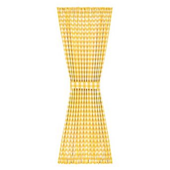 Achim Buffalo Check Door Panel and Tieback