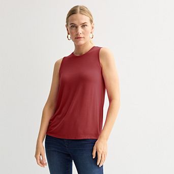 Nine West Essential Easy High-Neck Tank Top