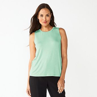 Nine West Essential Easy High-Neck Tank Top