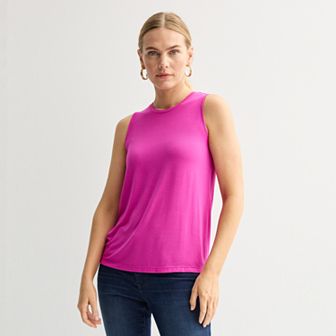 Nine West Essential Easy High-Neck Tank Top