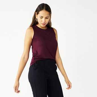Nine West Essential Easy High-Neck Tank Top