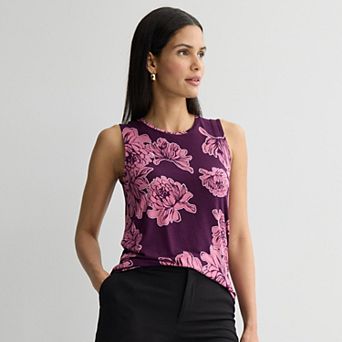 Nine West Essential Easy High-Neck Tank Top