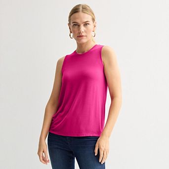 Nine West Essential Easy High-Neck Tank Top