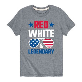 Boys 8-20 Red White And Legendary Tee