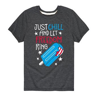 Boys 8-20 Just Chill Let Freedom Ring Tee